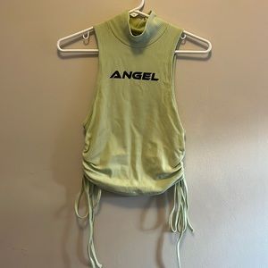 Crop Lime Green Tank Top - FOREVER 21 - WITH TAGS